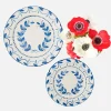Starter Plates<Mrs. Alice Elizabeth Blue Garland Starter Plate