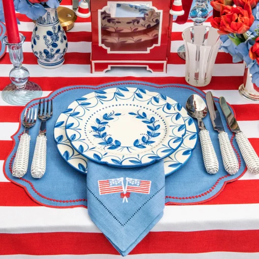 Starter Plates<Mrs. Alice Elizabeth Blue Garland Starter Plate