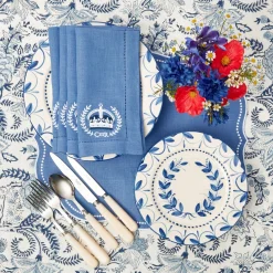 Starter Plates<Mrs. Alice Elizabeth Blue Garland Starter Plate
