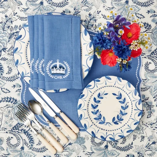 Starter Plates<Mrs. Alice Elizabeth Blue Garland Starter Plate