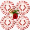 Crockery Sets<Mrs. Alice Elizabeth Red Garland Dinner & Starter Plates (Set of 8)