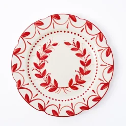 Dinner Plates<Mrs. Alice Elizabeth Red Garland Dinner Plate
