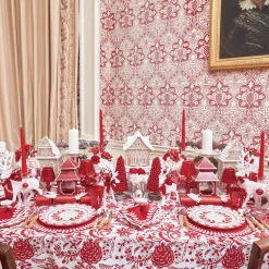 Crockery Sets<Mrs. Alice Elizabeth Red Garland Dinner & Starter Plates (Set of 8)