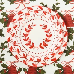 Crockery Sets<Mrs. Alice Elizabeth Red Garland Dinner & Starter Plates (Set of 8)