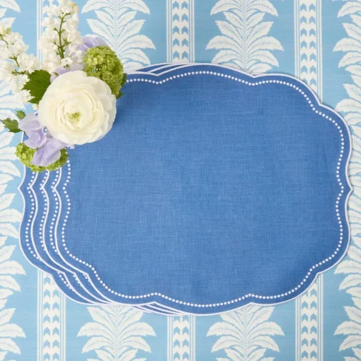 Summer Table Linen | Placemats<Mrs. Alice Eloise Blue Placemats (Set of 4)