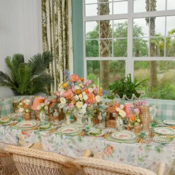 Summer Table Linen | Napkins<Mrs. Alice Eloise Green Gingham Napkins (Set of 4)