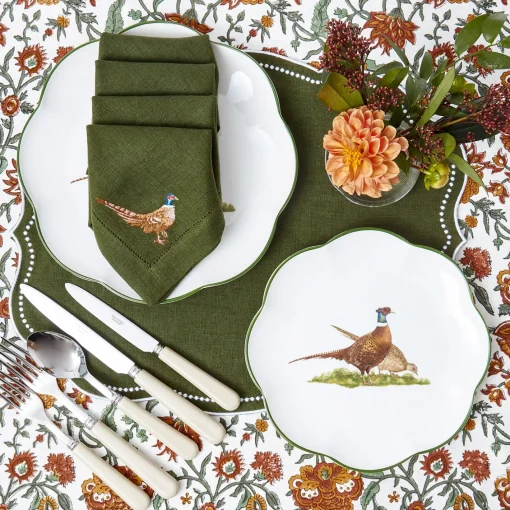 Placemats<Mrs. Alice Eloise Green Placemats (Set of 4)