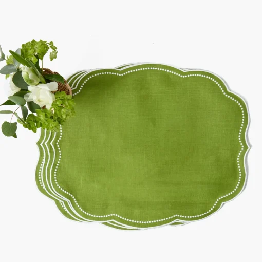 Placemats<Mrs. Alice Eloise Green Placemats (Set of 4)