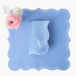 Summer Table Linen | Napkins<Mrs. Alice Eloise Periwinkle Napkins (Set of 4)