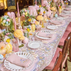 Placemats<Mrs. Alice Eloise Pink & Blue Placemats (Set of 4)