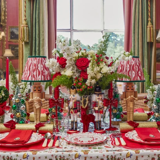 Placemats<Mrs. Alice Eloise Red Placemats (Set of 4)