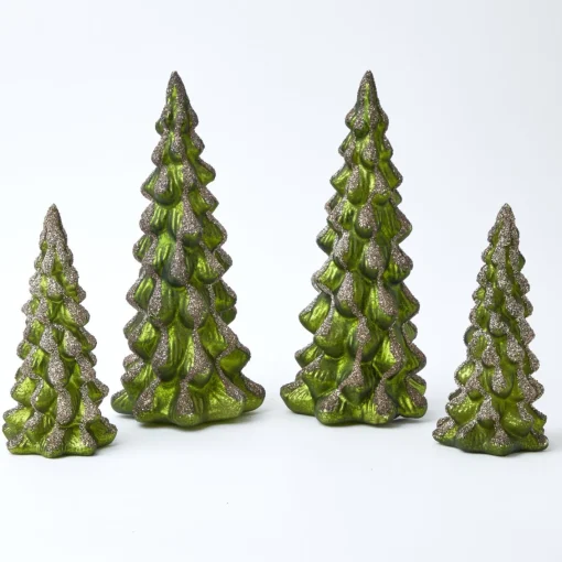 Christmas Decorations<Mrs. Alice Emerald Glass Christmas Tree (Pair)