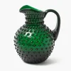 Jugs<Mrs. Alice Emerald Green Hobnail Jug