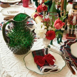 Jugs<Mrs. Alice Emerald Green Hobnail Jug