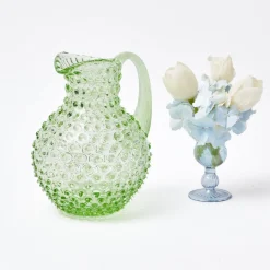 Jugs | For The Millenial<Mrs. Alice Emerald Hobnail Jug