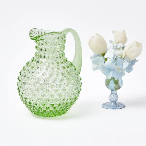 Jugs | For The Millenial<Mrs. Alice Emerald Hobnail Jug
