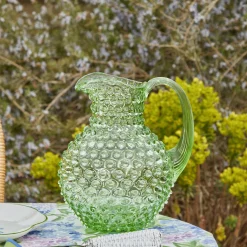 Jugs | For The Millenial<Mrs. Alice Emerald Hobnail Jug