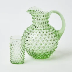 Jugs | For The Millenial<Mrs. Alice Emerald Hobnail Jug