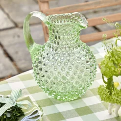 Jugs | For The Millenial<Mrs. Alice Emerald Hobnail Jug