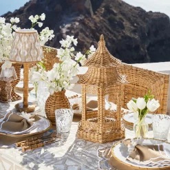 Year-round Decorations | Pagodas & Lanterns<Mrs. Alice Emi Rattan Pagoda Lantern