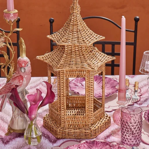 Year-round Decorations | Pagodas & Lanterns<Mrs. Alice Emi Rattan Pagoda Lantern