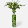 Vases | Vases & Planters<Mrs. Alice Emmeline Green Floral Urn & Pedestal