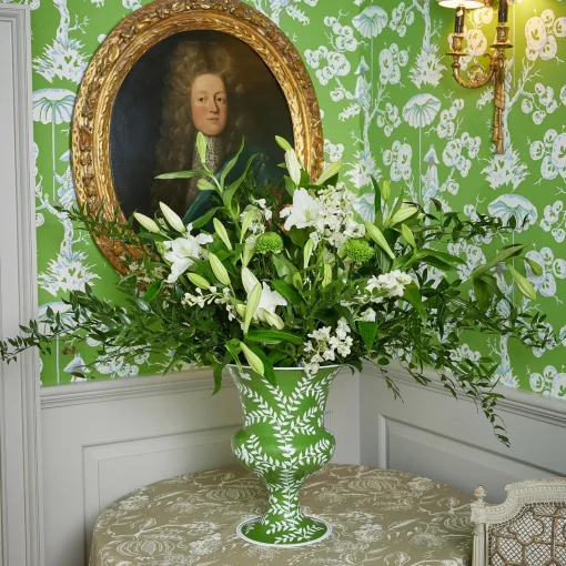 Vases | Vases & Planters<Mrs. Alice Emmeline Green Floral Urn