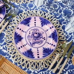 Summer Table Linen | Placemats<Mrs. Alice Estella Woven Round Placemats (Set of 4)