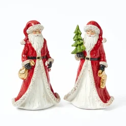 Christmas Decorations<Mrs. Alice Father Christmas (Pair)