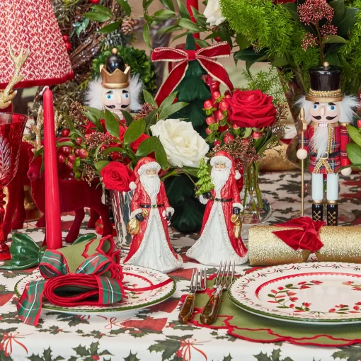 Christmas Decorations<Mrs. Alice Father Christmas (Pair)
