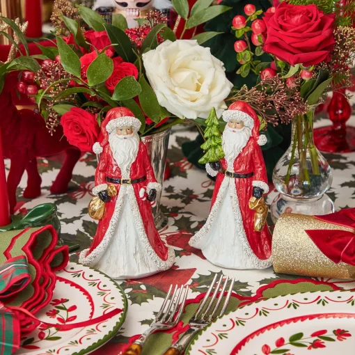 Christmas Decorations<Mrs. Alice Father Christmas (Pair)