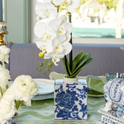 Forever Blooms | Spring Decorations<Mrs. Alice Faux Orchid in Chinoiserie Vase