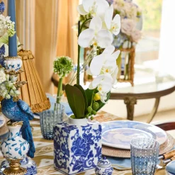 Forever Blooms | Spring Decorations<Mrs. Alice Faux Orchid in Chinoiserie Vase