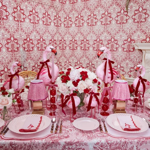Glasses<Mrs. Alice Faye Flamingo Glasses (Set of 4)