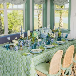 Summer Table Linen | Table Linen Sets<Mrs. Alice Fleur Green Placemats & Napkins (Set of 4)