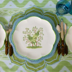 Summer Table Linen | Table Linen Sets<Mrs. Alice Fleur Green Placemats & Napkins (Set of 4)