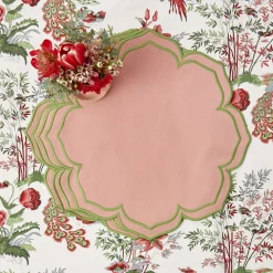 Placemats | For Her<Mrs. Alice Fleur Pink Placemats (Set of 4)