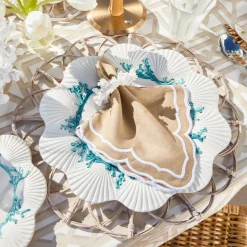 Summer Table Linen | Napkins<Mrs. Alice Fleur Sand Napkins (Set of 4)