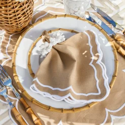 Summer Table Linen | Placemats<Mrs. Alice Fleur Sand Placemats (Set of 4)