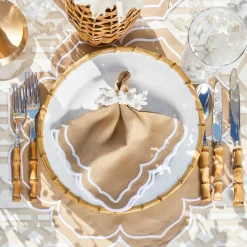 Summer Table Linen | Placemats<Mrs. Alice Fleur Sand Placemats (Set of 4)
