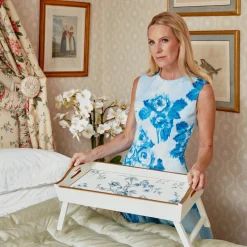 Trays<Mrs. Alice Floral Folding Tray