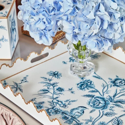 Trays<Mrs. Alice Floral Tole Tray
