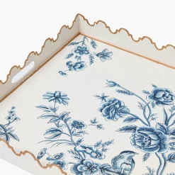 Trays<Mrs. Alice Floral Tole Tray