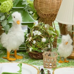 Spring Decorations<Mrs. Alice Floral Wicker Easter Egg (Pair)