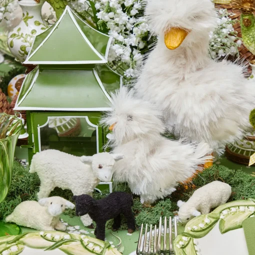 Spring Decorations<Mrs. Alice Fluffy Geese (Pair)