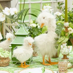 Spring Decorations<Mrs. Alice Fluffy Geese (Pair)