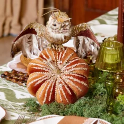 Autumn Decorations<Mrs. Alice Flying Glitter Owl (Pair)