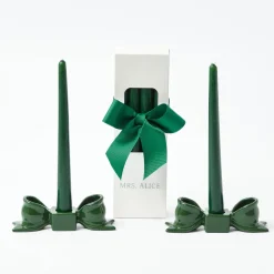 Candles<Mrs. Alice Forest Green Candles (Set of 8)