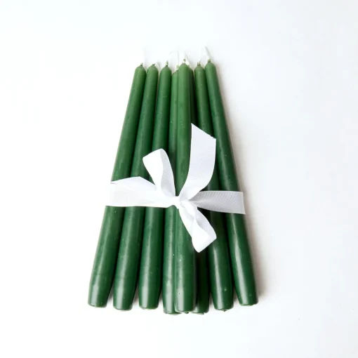 Candles<Mrs. Alice Forest Green Candles (Set of 8)