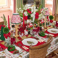 Christmas Decorations<Mrs. Alice Forest Green Flocked Fir Tree (Pair)